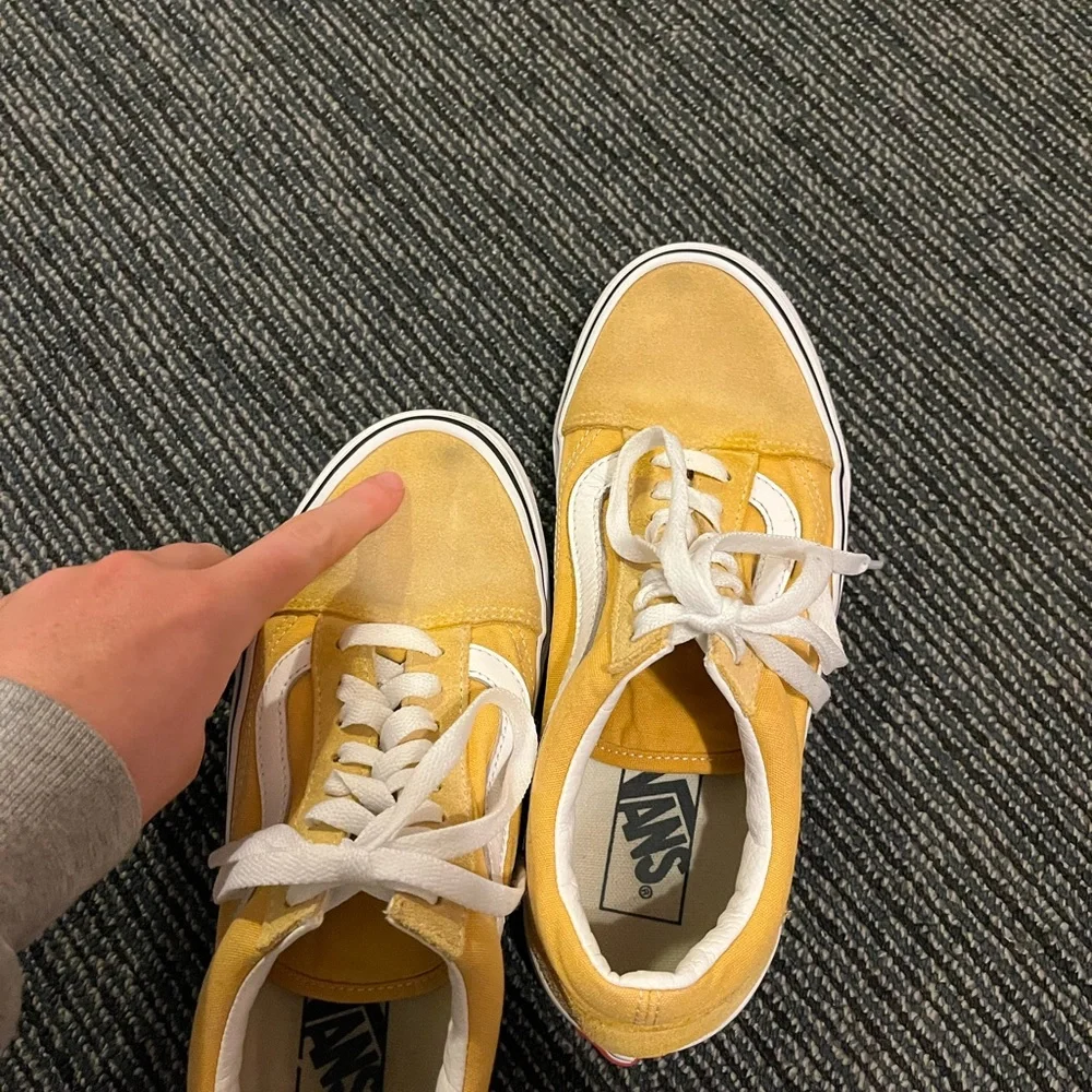 Vans Yellow Suede Sneakers - Picture 6 of 7